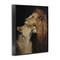 Stupell Industries Regal Pair of Lions Framed Giclee, design by Svetlana Aleynikova